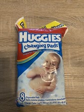 Huggies Disposable Chnging Pads Vintage Early 2000s Pack Of 8 New