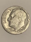 1976-D Roosevelt Dime 10 Cent Coin.  CULL