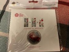 The Royal Mint Poppy Coin &pound;5 Coloured 2018 100th Anniversary The 1st World War