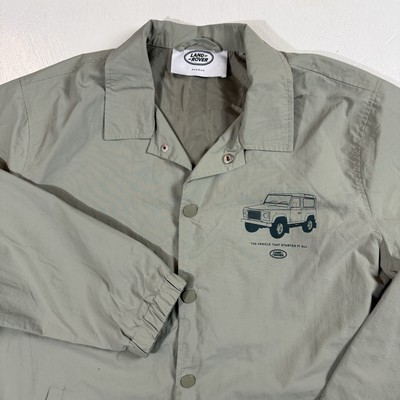 PACSun✕LANDROVERランドローバー キルティングジャケット Land Rover x Pacsun Jacket Mens XS/S Navy Embroidered Letters