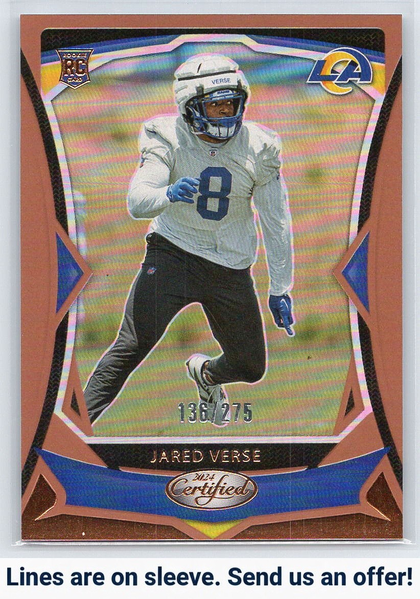 2024 Panini Certified #114 Jared Verse Mirror Bronze #/275
