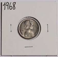 1968 Australia 5c  5 Cents Coin QEII in 2x2 s Unc