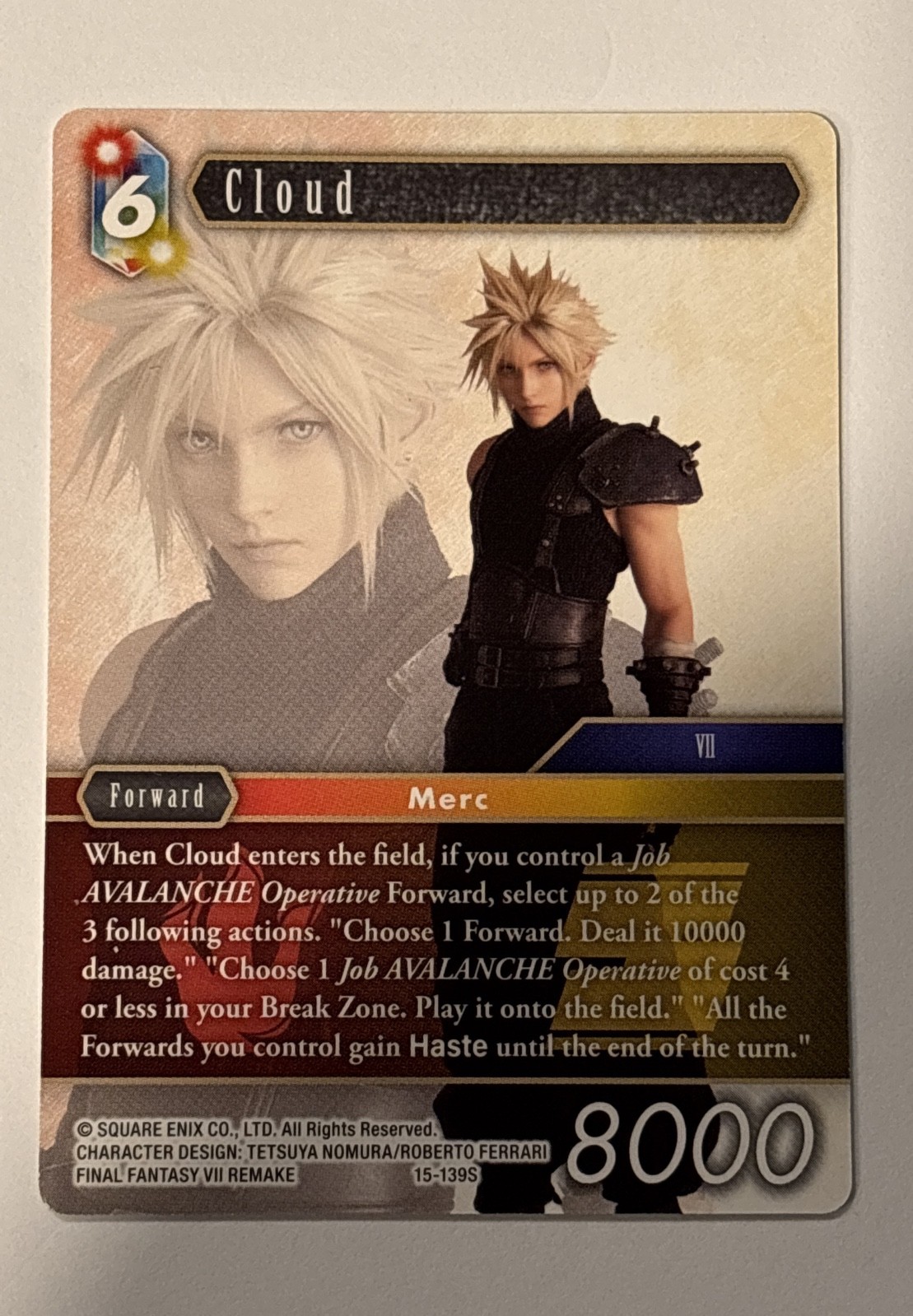 Final Fantasy TCG Cloud Opus XV: Crystal Dominion 15-139S Regular Starter