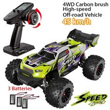 2.4G RC Car 1/16 4WD 45km/h Carbon Brush Off-road Vehicle Toy 3 Battery
