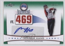 2013 Leaf Power Showcase Longball Green 9/10 Jordan Hand #LBA-JH1 Auto 2fd