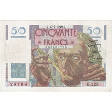 [#1184897] France, 50 Francs, Le Verrier, 1948-04-08, O.123, AU