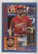2019 Topps 1984 Topps Baseball Rookies Blue Daniel Ponce de Leon #84R-DP ip1