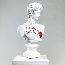 Handgefertigte David Art Skulptur, moderne zeitgenössische Renaissance...