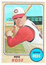 1968 Topps Pete Rose #230 Reds VG/EX – Strong Eye Appeal Vintage