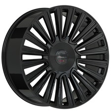 24 Giovanna Trento Black Wheels 35 Tires Fit Escalade Iq Sierra Hummer Ev