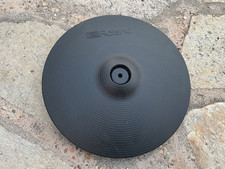Roland CY-12C-BK Dual-Trigger Cymbal Crash Cymbal Black 12 cy12c - BLACK BOTTOM