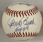 Johnny Bench Cincinnati Reds Autographed 11 Inscription STAT MLB Baseball w/JSA