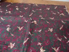 30" cotton quilt fabric-P&B Textiles-Jennifer Sampou-Holiday Spirit-birds/fronds