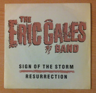 THE ERIC GALES BAND  '' Sign Of The Storm '' - Vinyl single 7''  PROMO - 1991 Spain