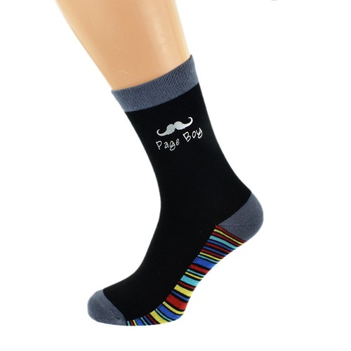 Moustache Design Funky Sole Wedding Mens Socks in Various Roles X6S223-011 - Picture 11 of 12