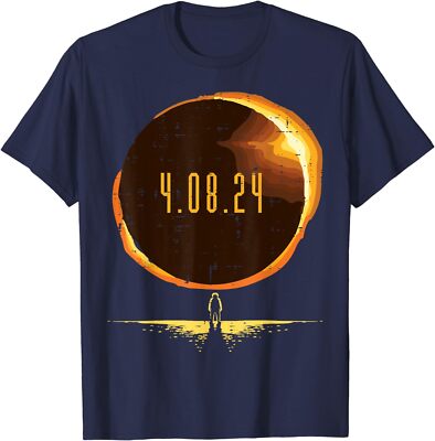 Sun Total Solar Eclipse 2024 Totality April 8 Unisex T-Shirt