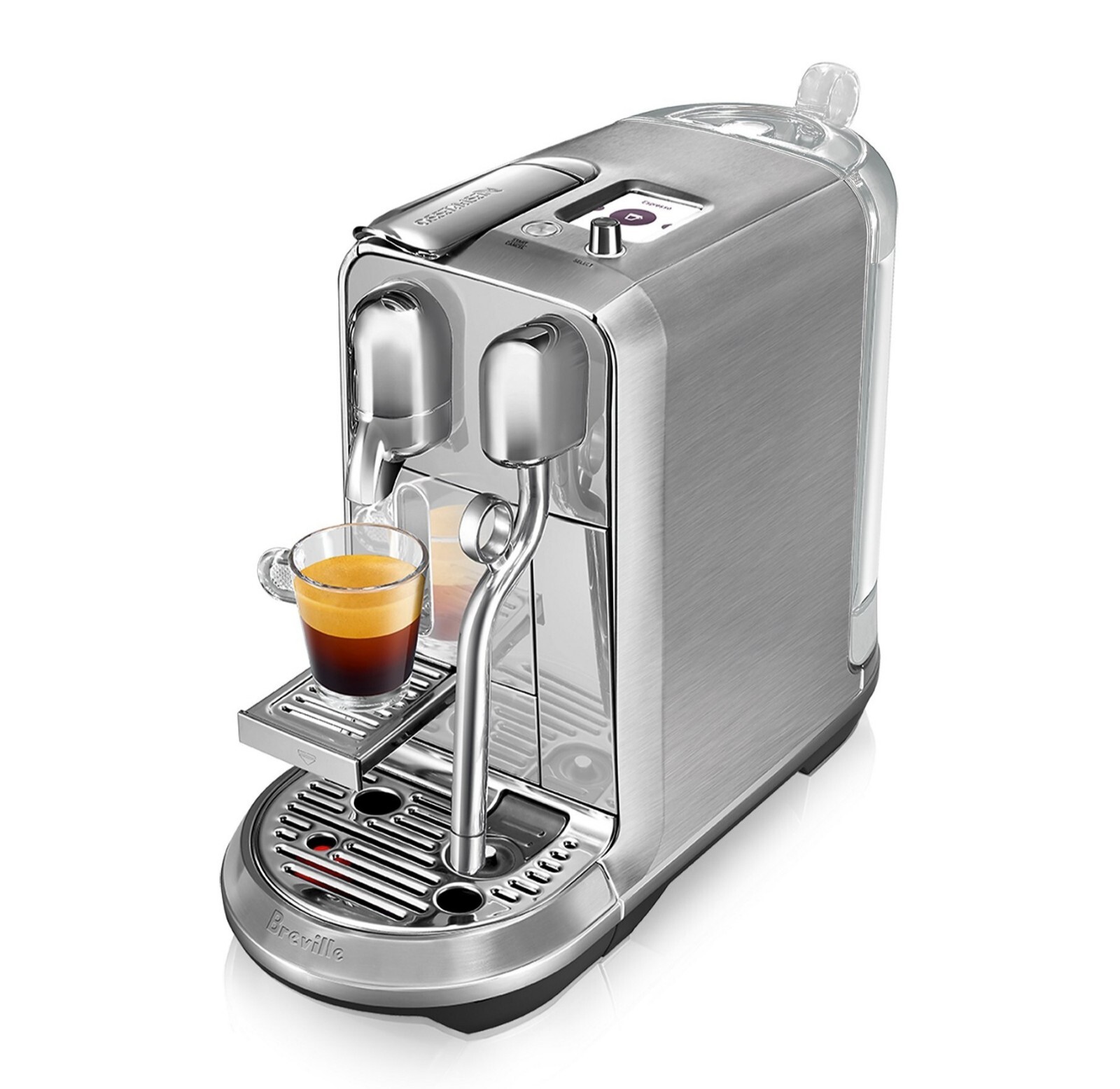 Breville Nespresso BNE800BSS Creatista Plus Espresso Machine - Silver