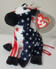 Ty Beanie Baby - LEFTY 2000 the Donkey 6" NEW MWMTs Stuffed Animal Toy