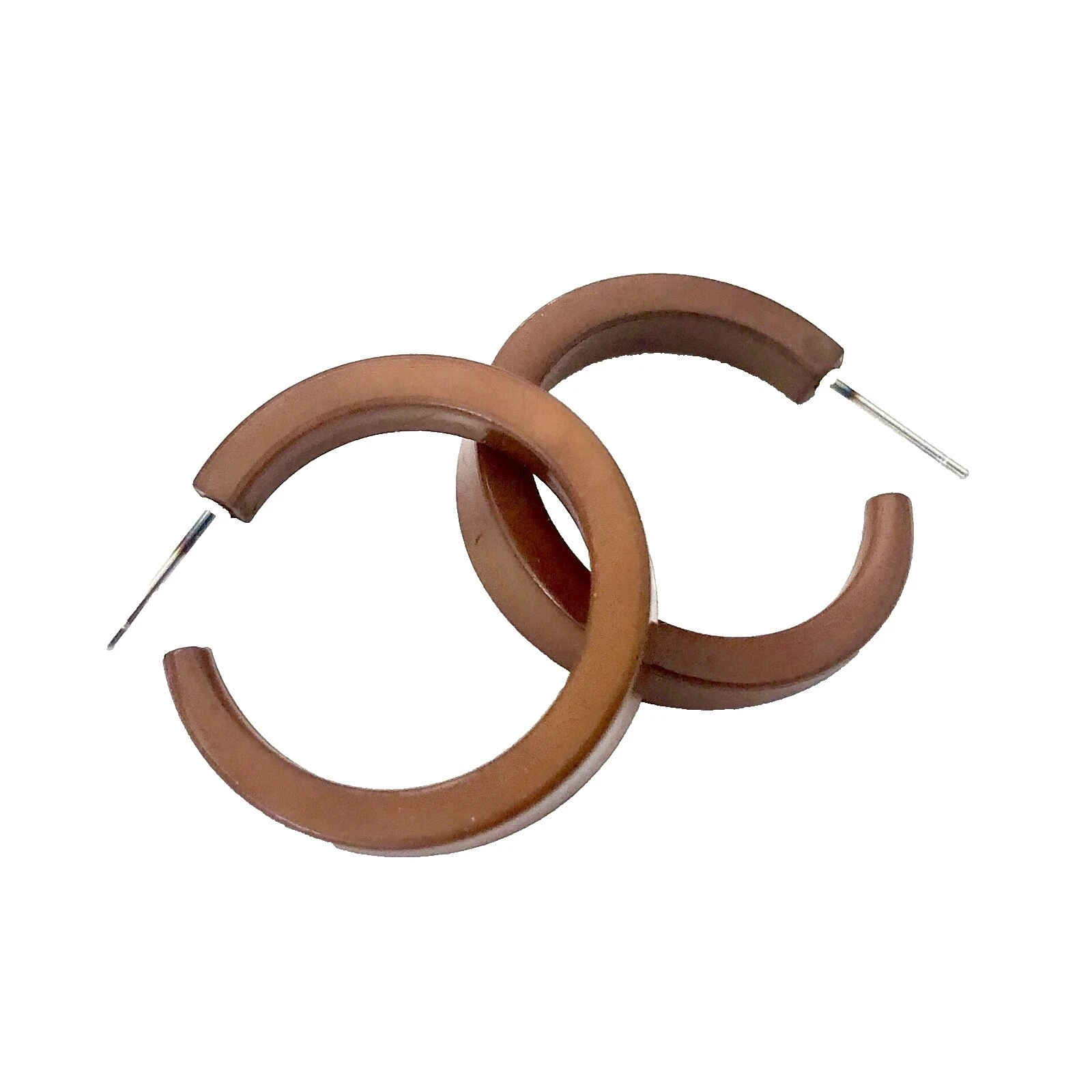 Lucite Brown Fashion Earrings