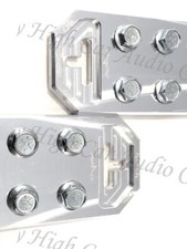 Pair of Sky High Car Audio Any GA 4 Spot Flat BATTERY TERMINALS BOLT USE ONLY