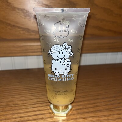 hello kitty little miss hug shower oil grape vanilla 3.38 oz