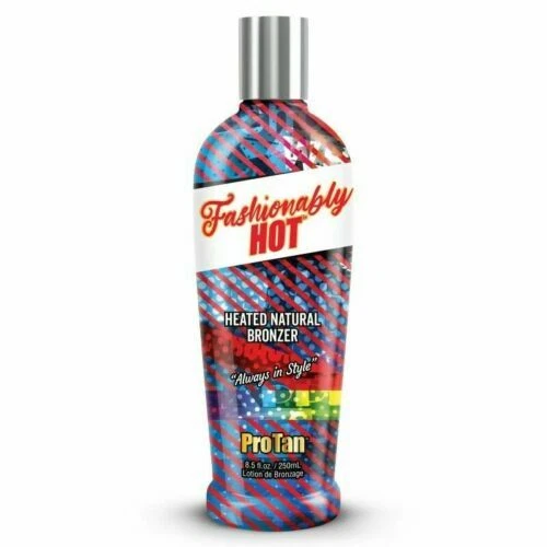 PRO TAN FASHIONABLY HOT TINGLE SUNBED TANNING LOTION CREAM + FREE UV GOGGLES