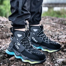 Mens Indestructible shoe Work Boots Sports steel toe boots Safety Shoes Sneakers