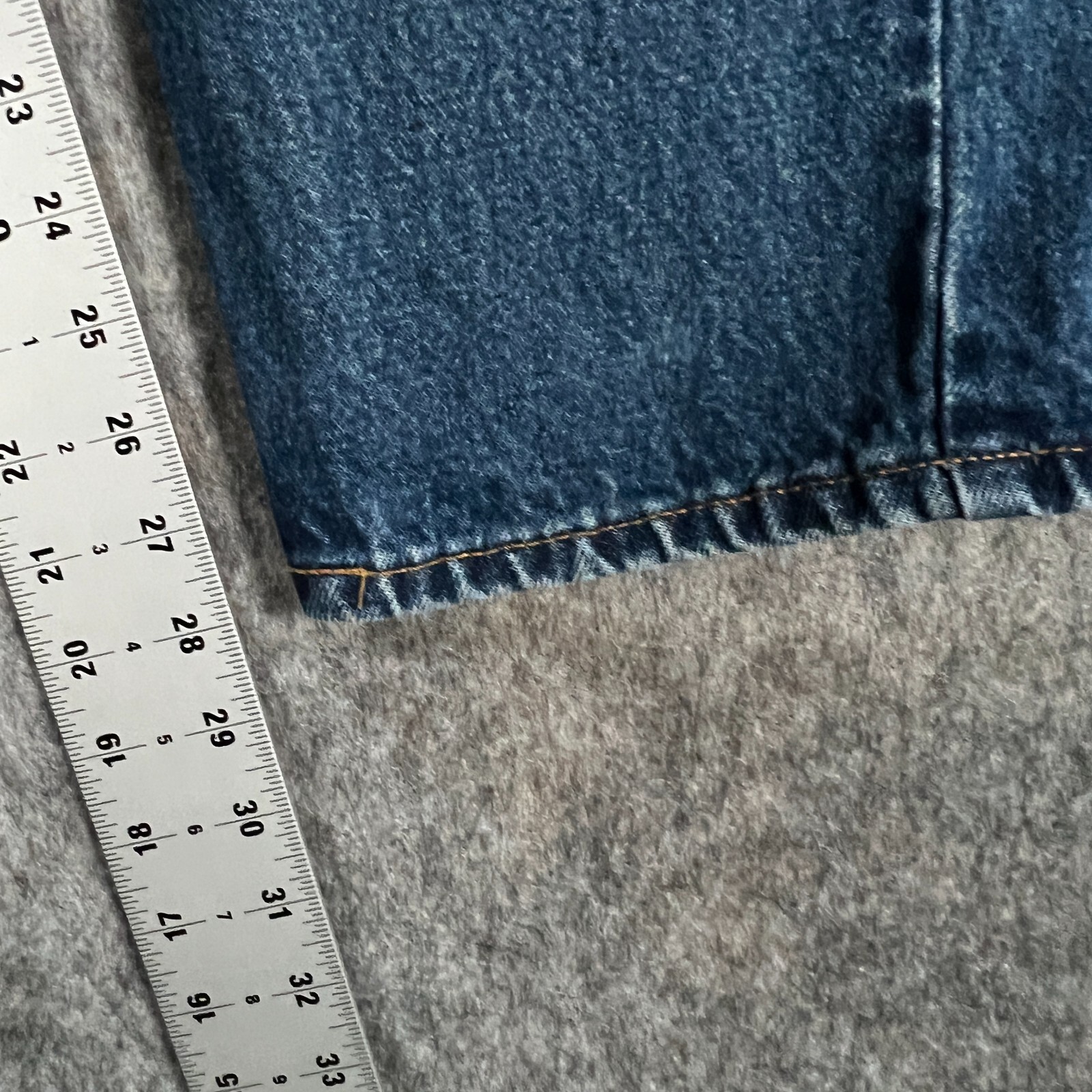 Levi's 505 Men's Straight Jeans Size 40x30 Blue Denim Cotton Stretch 5-Pockets thumbnail 8