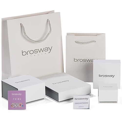 Brosway Bracciale Semirigido Donna Collezione Affinity | Acciaio 316L Con Cristalli Swarovski, Finitura PVD Oro 18x180 Mm - BFF163 - 5