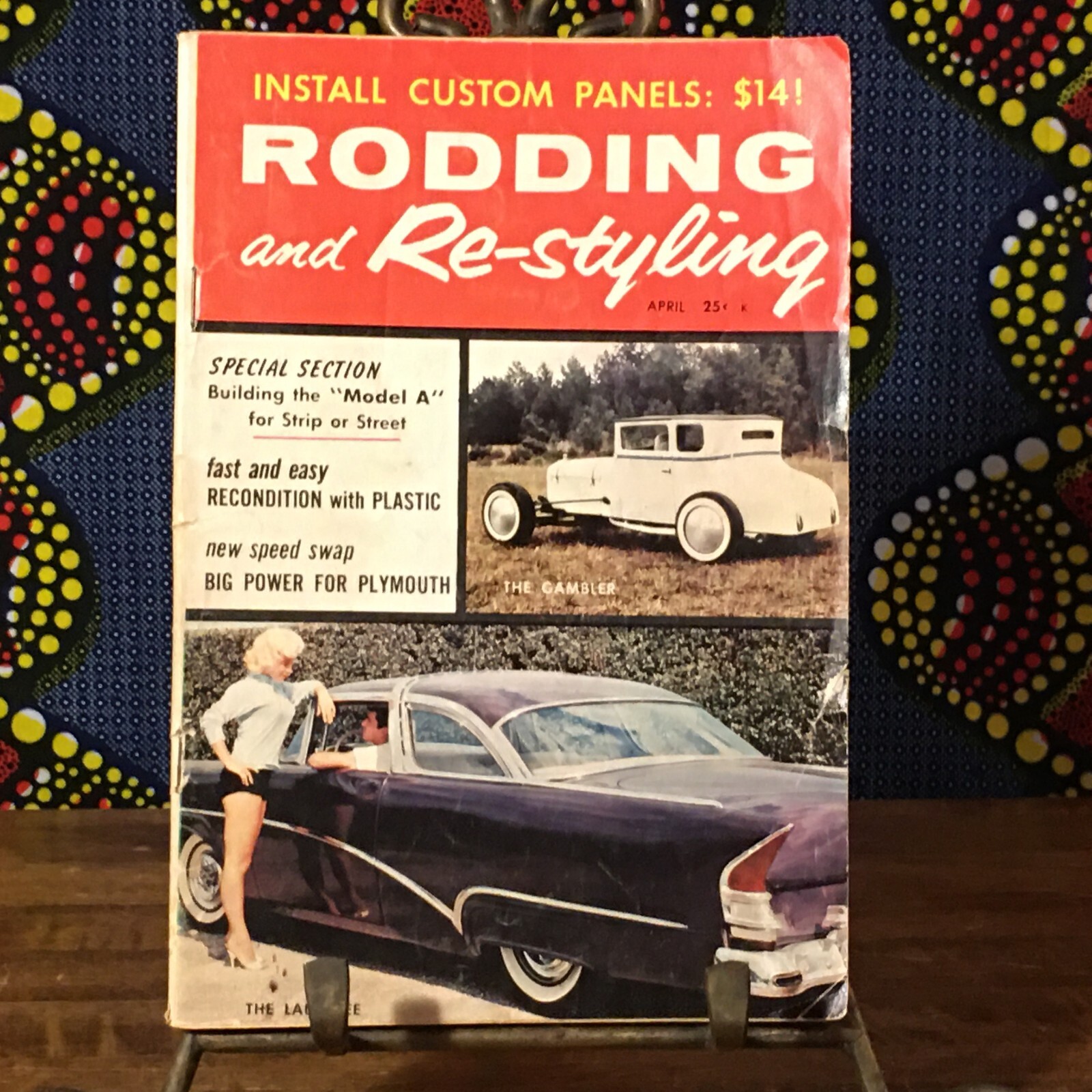 Rodding and Restyling April, 1958 Vintage Car Hot Rod Magazine eBay