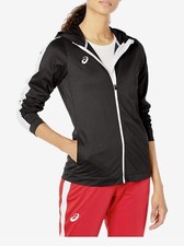 ASICS Team Train Full Zip Jacket Hoody, Team Navy/Team White, S: Small