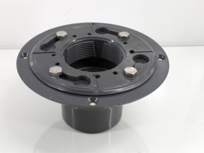 Oatey Twist n Set PVC Toilet Closet Flange Black # 42313
