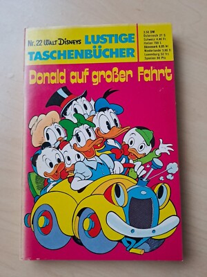Walt Disneys Lustiges Taschenbuch LTB Nr 22 - Donald Auf Großer Fahrt 1972