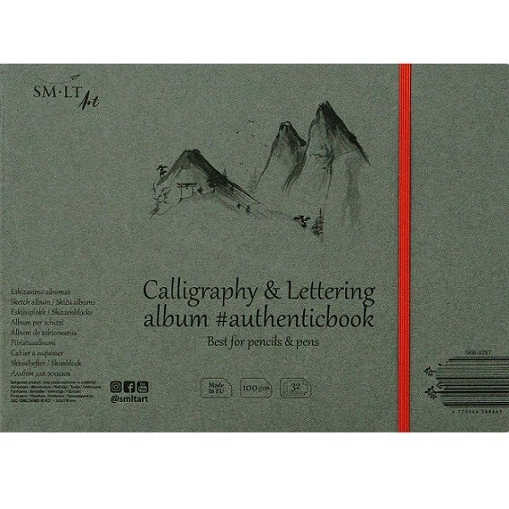 Album 32 fogli per Calligraphy Lettering SMLT Art - 100 g/mq 5KB-32ST (126SMLT)