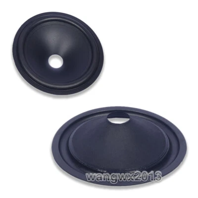 2x 10"/12" inch 35mm Core Speaker Cone Paper Basin Woofer Drum Paper Rubber Edge