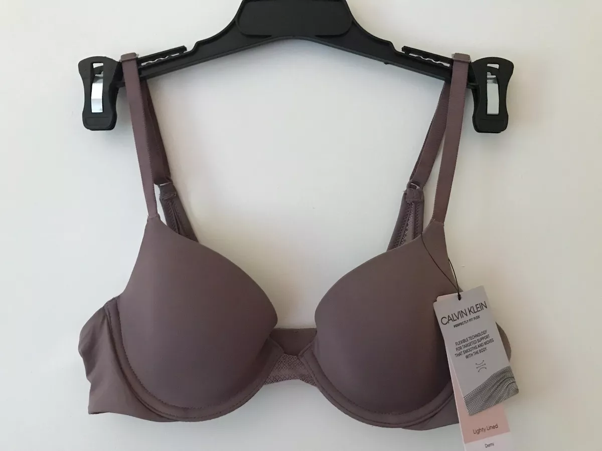 CALVIN KLEIN PERFECTLY FIT FLEX DEMI BRA PLUM DUST QF9005 CHOOSE THE SIZE