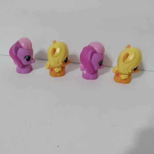 Playskool Friends My Little Pony Daisy Dreams Apple Jack Lot Of 4 Figure Toys - Picture 3 of 9