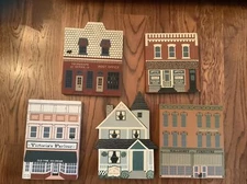 The Cats Meow Village Series 5 Pc Lot Walldorff Furniture 1980’s 1990’s Vintage