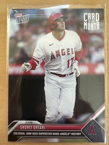 Shohei Ohtani 2023 Topps Now Card Of The Month M-JUN COTM Angels MVP