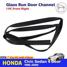 Glass Run Channel Rubber Front Right Fits Honda Civic EK 4D Sedan 1996-00 New