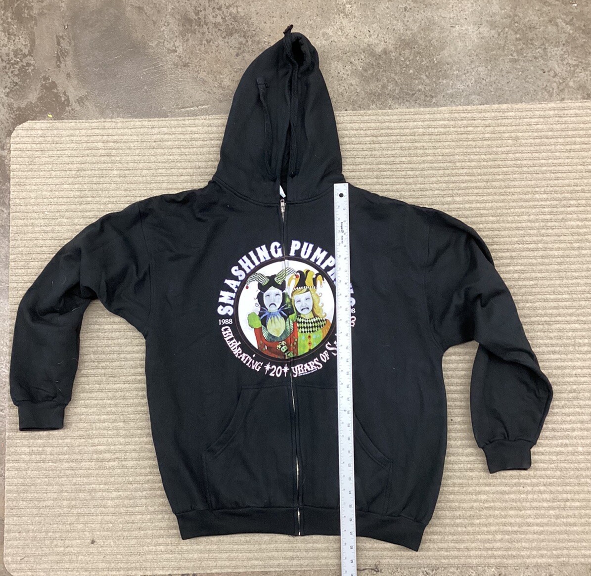 Vintage Smashing Pumpkins Hoodie 20 Years of Sadness XL 2008