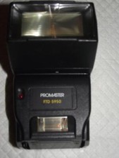 PROMASTER FTD 5950 ELECTRONIC FLASH, NO SHOE
