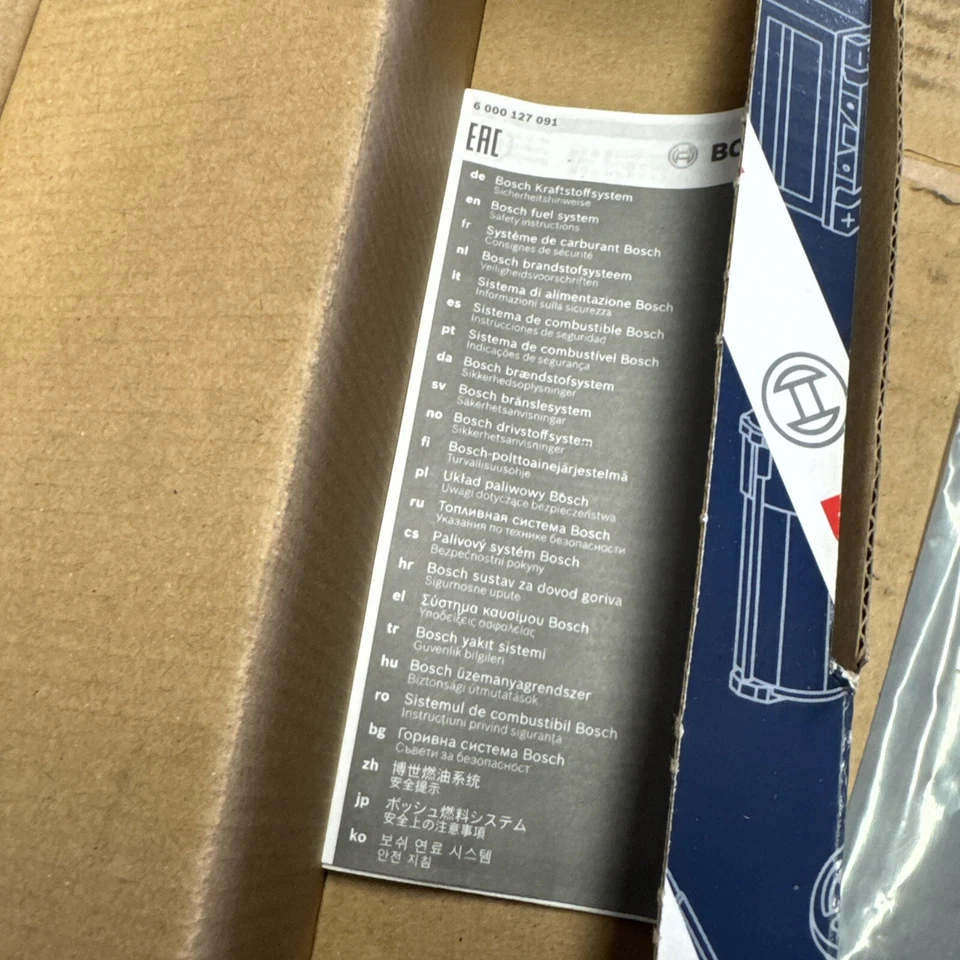 Inyector directo de combustible Bosch OEM 62858 para 12-19 BMW 550i 650i M5 M6 13538627842 Foto 3 de 4