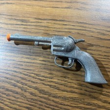 VINTAGE MARX? Hurbley? REVOLVER CAP GUN MADE IN USA