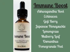 IMMUNE BOOST Herbal Tincture Blend / Liquid Extract / Organic Apothecary Herbs