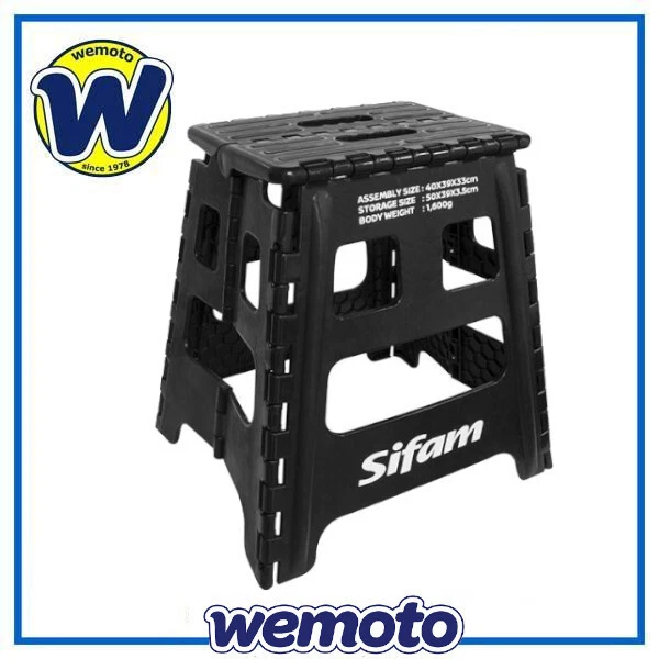 Cavalletto Universale Alzamoto Ripiegabile per Off-Road Enduro Carico 150 Kg