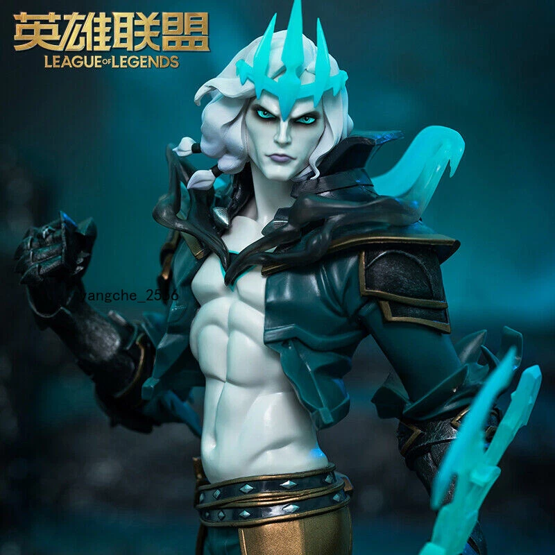 Figura Estatua League of Legends LOL VIEJO DESBLOQUEADO Hecha a Mano 285mm Decoración PVC Foto 4 de 4
