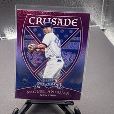 2018 Chronicles Crusade Miguel Andujar Rookie Purple Mojo Prizm #13/99