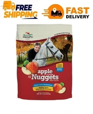 Manna Pro Bite-Size Nuggets Horse Treats, Apple, 4 lbs.