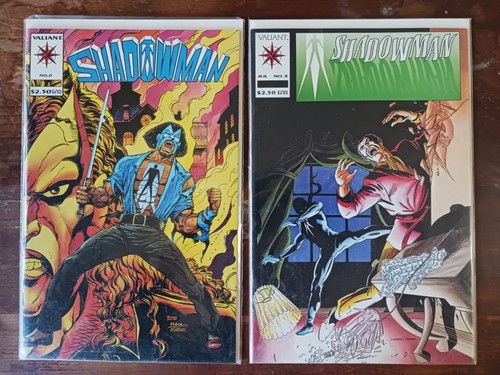 Shadowman #0 & 3 (Valiant Comics July 1992)